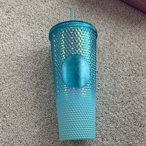 Starbucks Teal Gradient Textured Tumbler